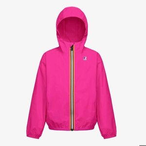 K Way Intense Pink Packable Windbreaker Size 10